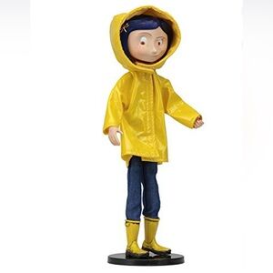 Coraline Doll with Yellow Raincoat